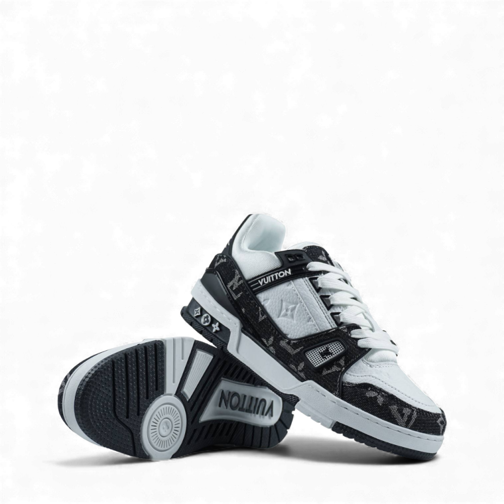 Louis Vuitton Trainer White Black
