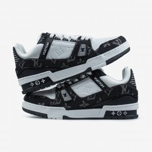Louis Vuitton Trainer White Black