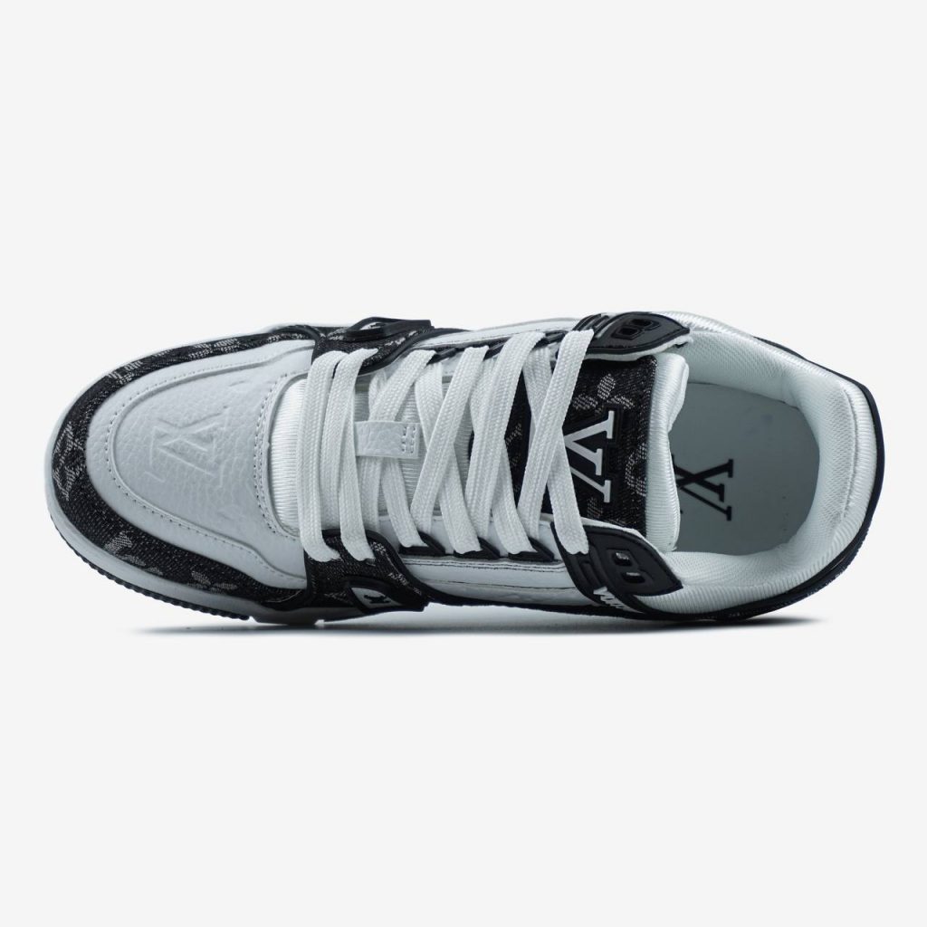 Louis Vuitton Trainer White Black