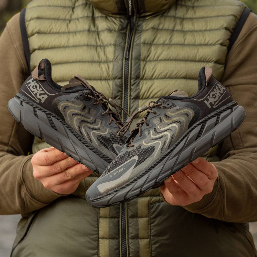 HOKA X SATISFY CLIFTON LS
