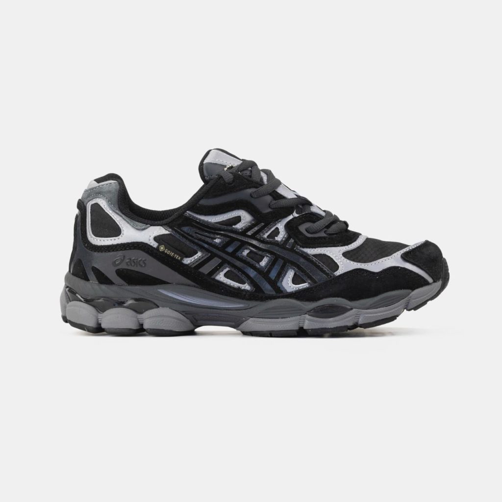 Asics Gel NYC Black Silver Gore-Tex