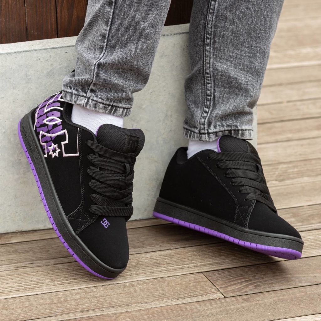 DC Shoes Court Graffik Black Purple