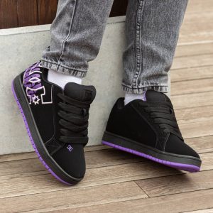 DC Shoes Court Graffik Black Purple