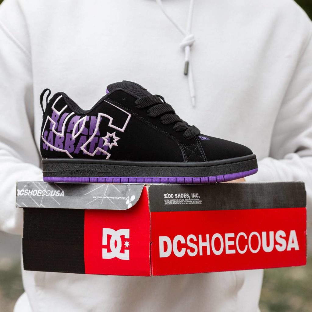 DC Shoes Court Graffik Black Purple