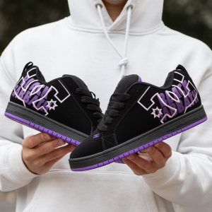 DC Shoes Court Graffik Black Purple