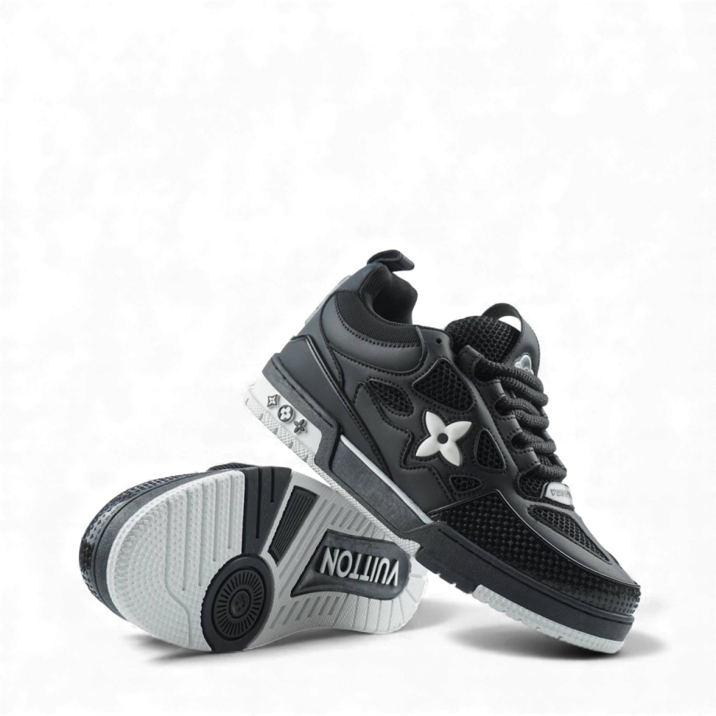 Louis Vuitton Skate Sneaker Black White