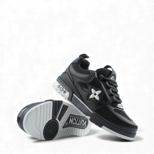 Louis Vuitton Skate Sneaker Black White
