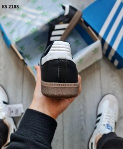 Adidas Samba Black White (чорно/білі)