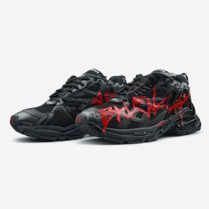 Balenciaga Runner Graffiti Black Red