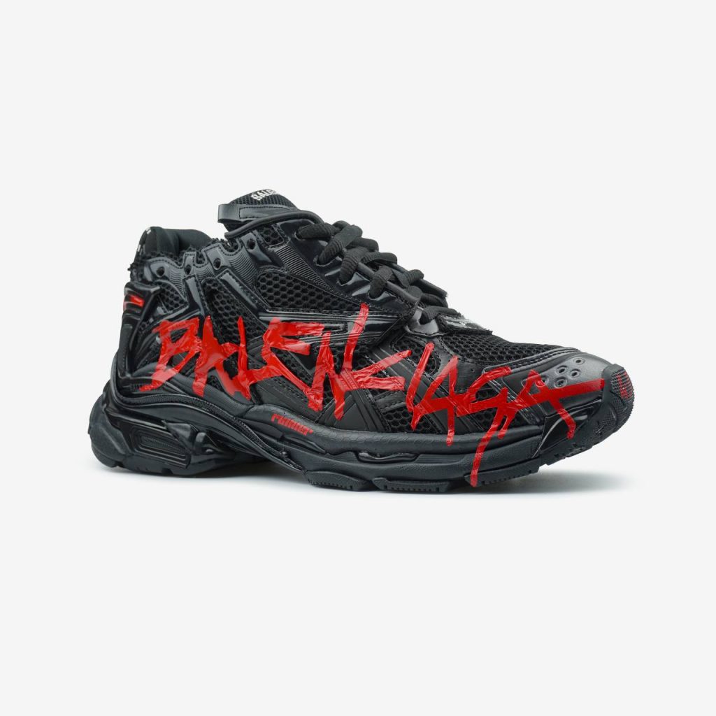 Balenciaga Runner Graffiti Black Red