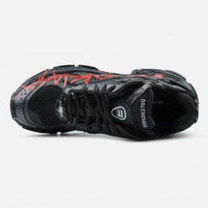 Balenciaga Runner Graffiti Black Red