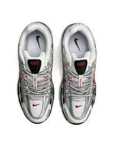 Nike P-6000 White Silver Red