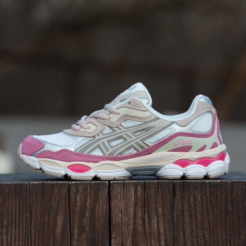 Asics Gel NYC White Grey Pink