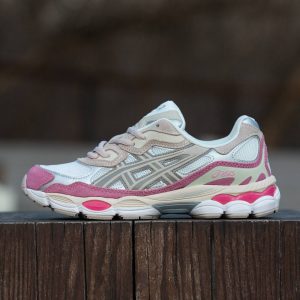 Asics Gel NYC White Grey Pink