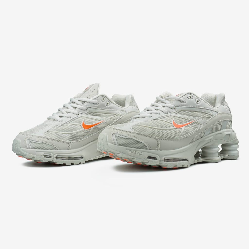 Nike Shox Ride 2 Light Bone and Turf Orange