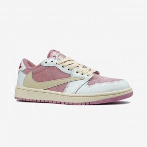 Jordan 1 Low OG SP Travis Scott Pink White Beige