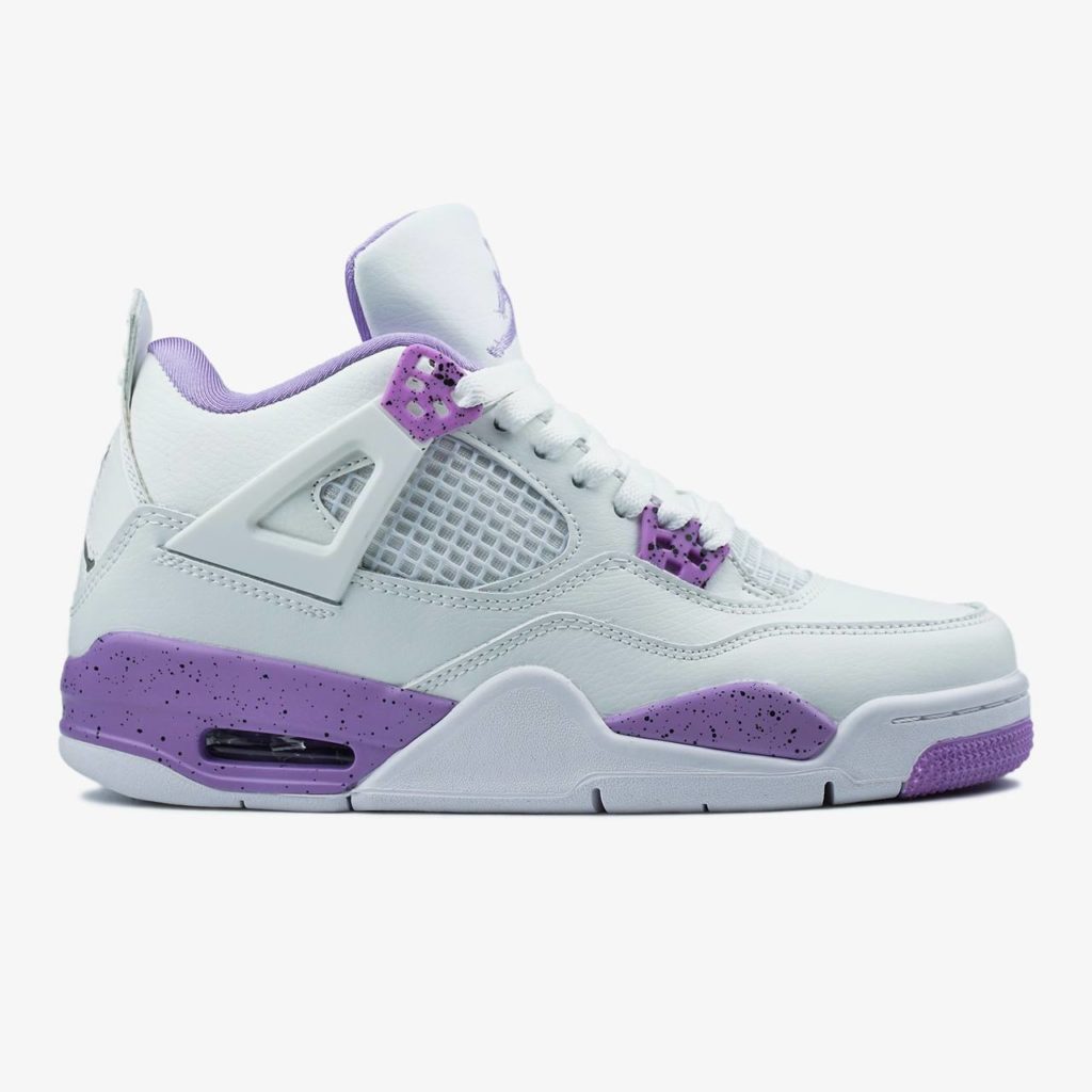 Jordan 4 Purple White