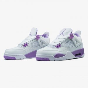 Jordan 4 Purple White