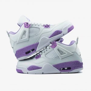 Jordan 4 Purple White