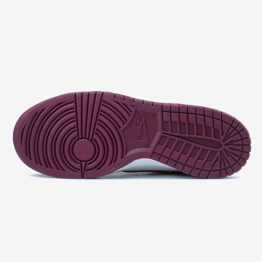 Nike Dunk Low Team Red Bordo White