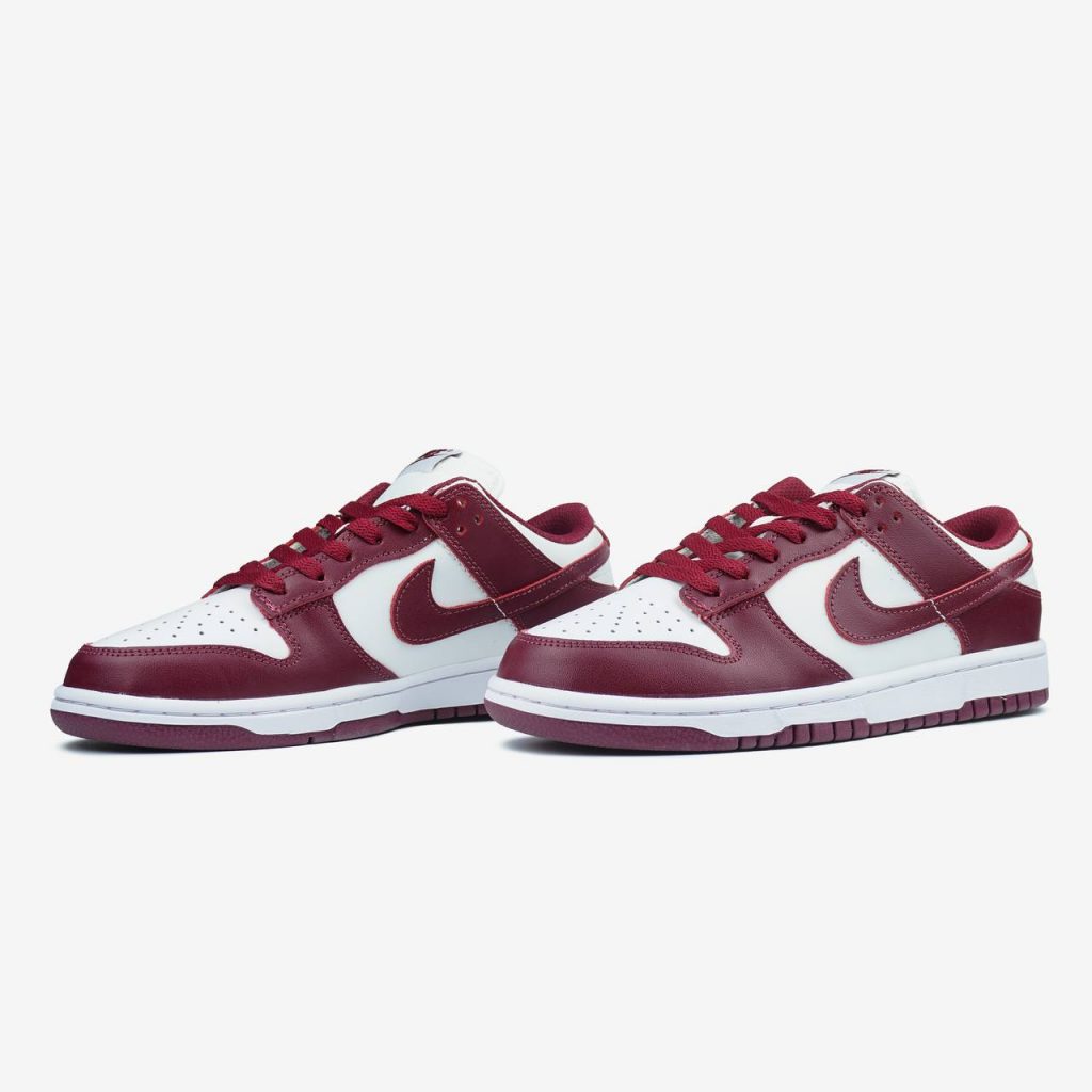 Nike Dunk Low Team Red Bordo White