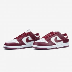 Nike Dunk Low Team Red Bordo White