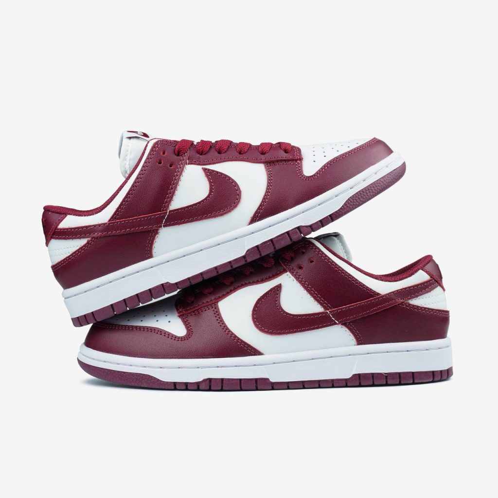Nike Dunk Low Team Red Bordo White