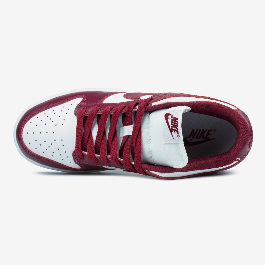 Nike Dunk Low Team Red Bordo White
