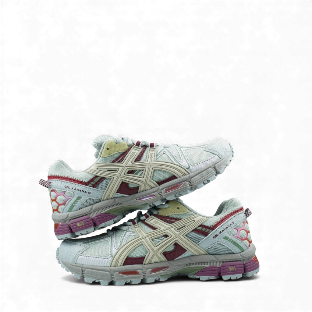 Asics Gel-Kahana 8 Grey Burgundy