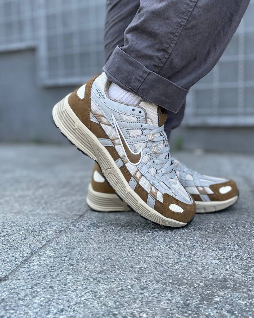 Nike P-6000 Beige White