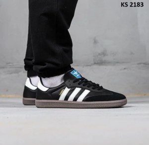 Adidas Samba Black White (чорно/білі)