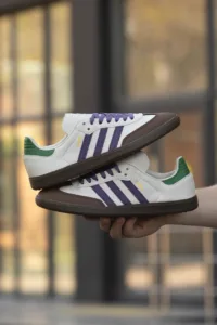 Adidas Samba Off White Core Purple Green Brown