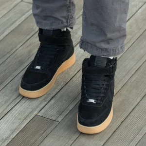 Nike Air Force  Winter Black Yellow