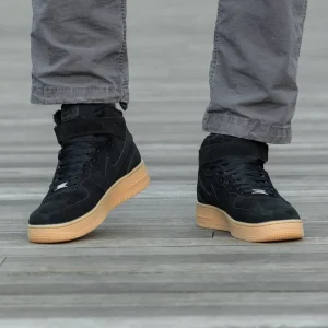 Nike Air Force  Winter Black Yellow