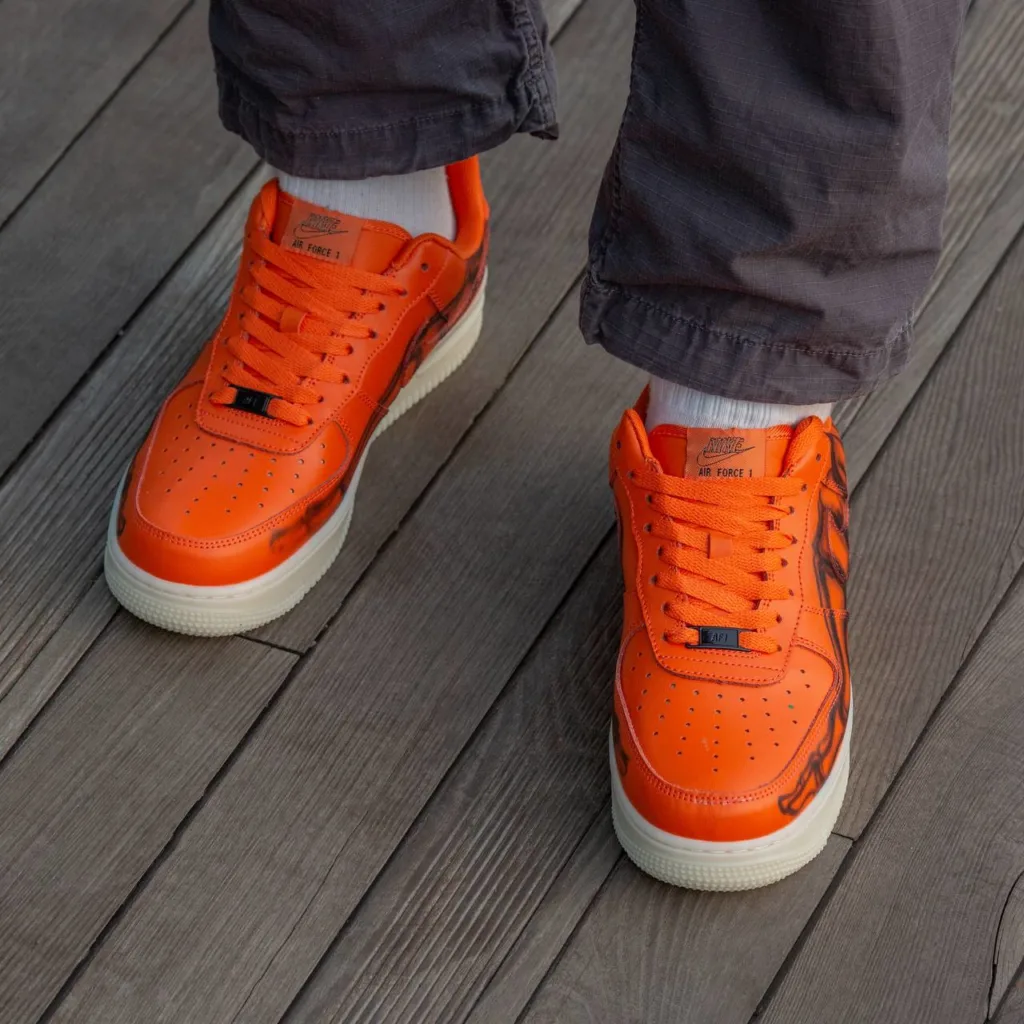 Nike Air Force Sceleton Orange