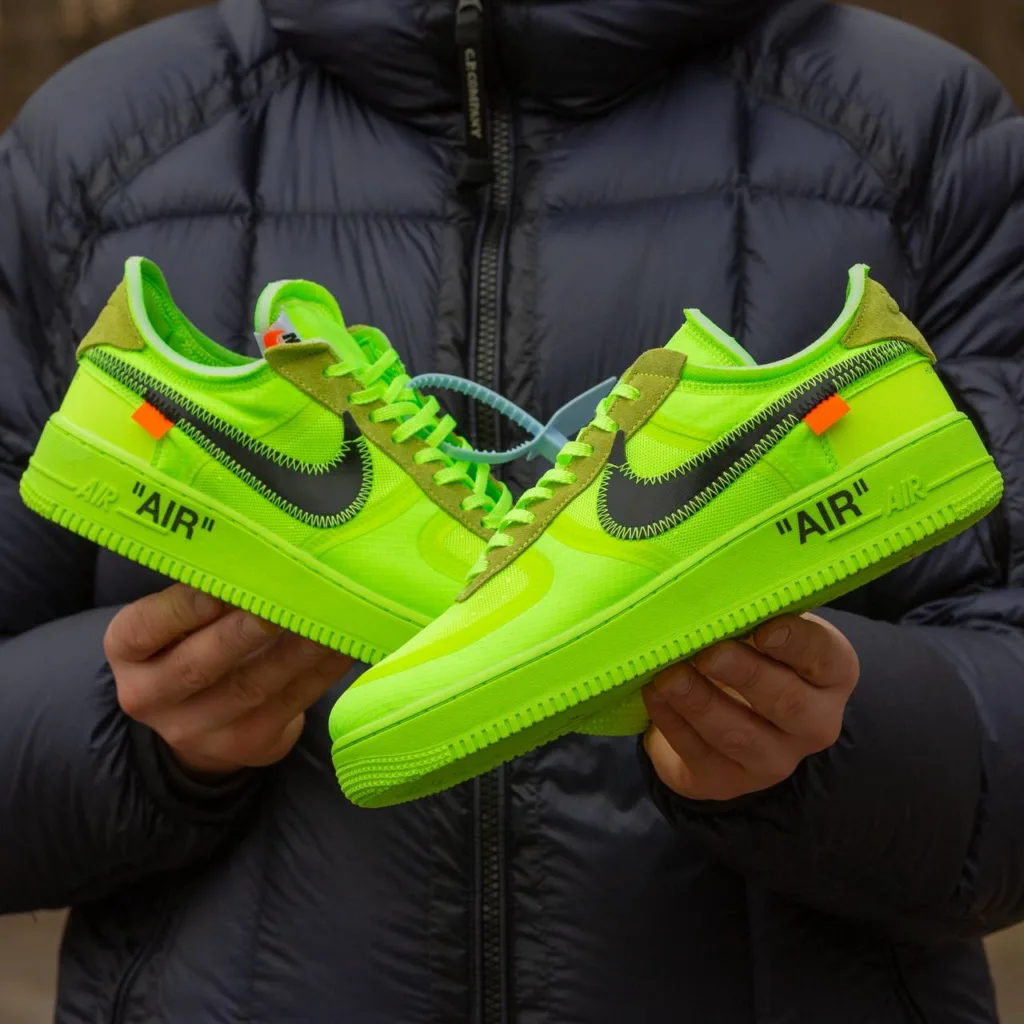 Nike Air Force x Off White  Green