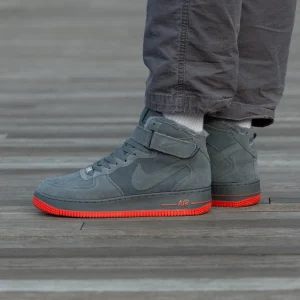 Nike Air Force  Winter Grey Red