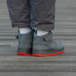 Nike Air Force  Winter Grey Red