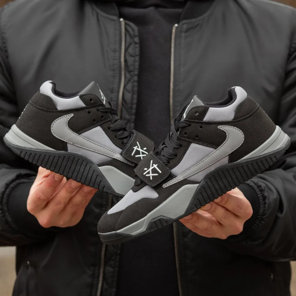 Air Jordan x Trawiss scott Black Grey