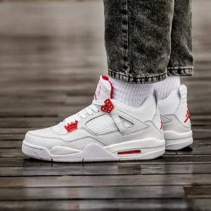 Air Jordan retro 4 White Red