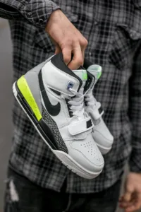 Air Jordan Legacy  White Green