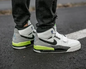 Air Jordan Legacy  White Green