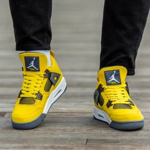 Air Jordan Retro 4 Lightning Tour Yellow