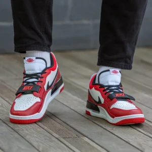 Air Jordan Legacy  low White Red