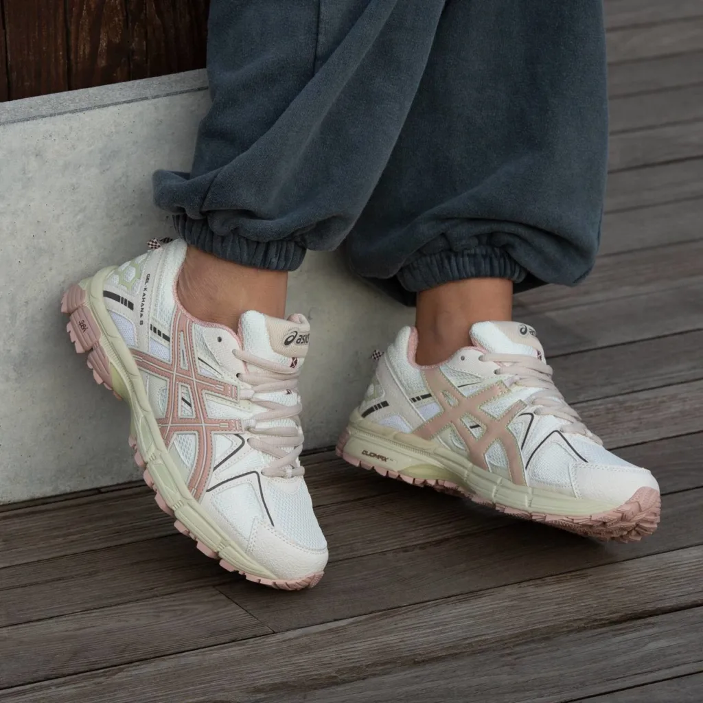 Asics Gel-Kahana 8  White Pink