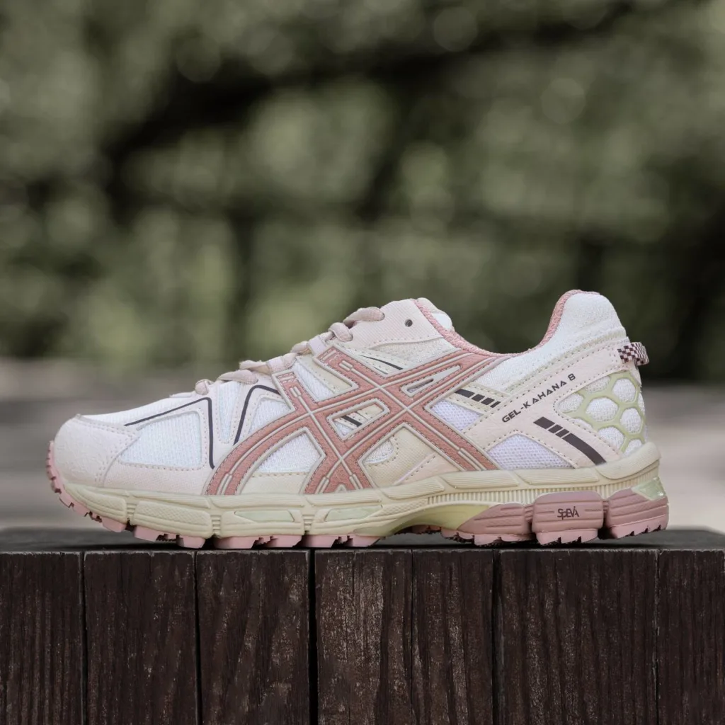 Asics Gel-Kahana 8  White Pink
