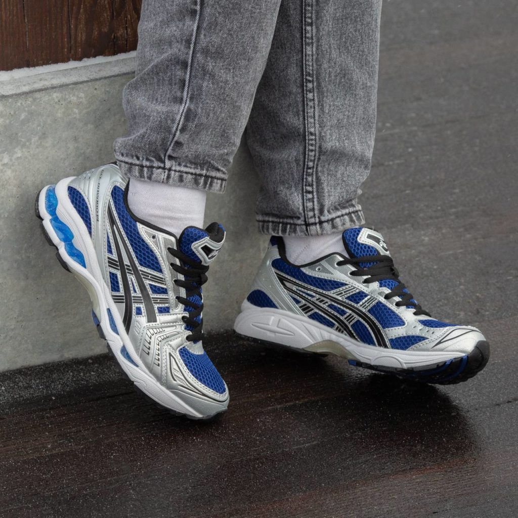 Asics Kayano 14  White Blue