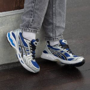 Asics Kayano 14  White Blue
