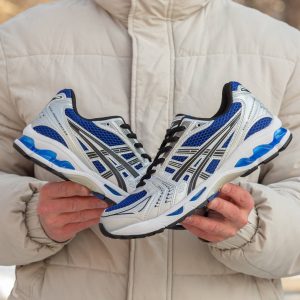 Asics Kayano 14  White Blue