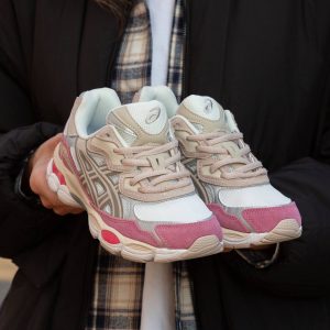 Asics Gel NYC White Grey Pink